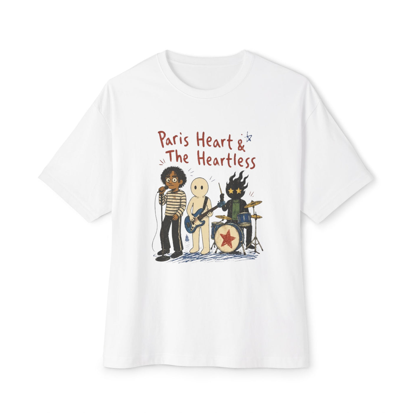 Paris Heart & The Heartless Boxy Tee